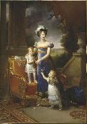 Francois Pascal Simon Gerard Portrait of la duchesse de Berry et ses enfants Sweden oil painting artist